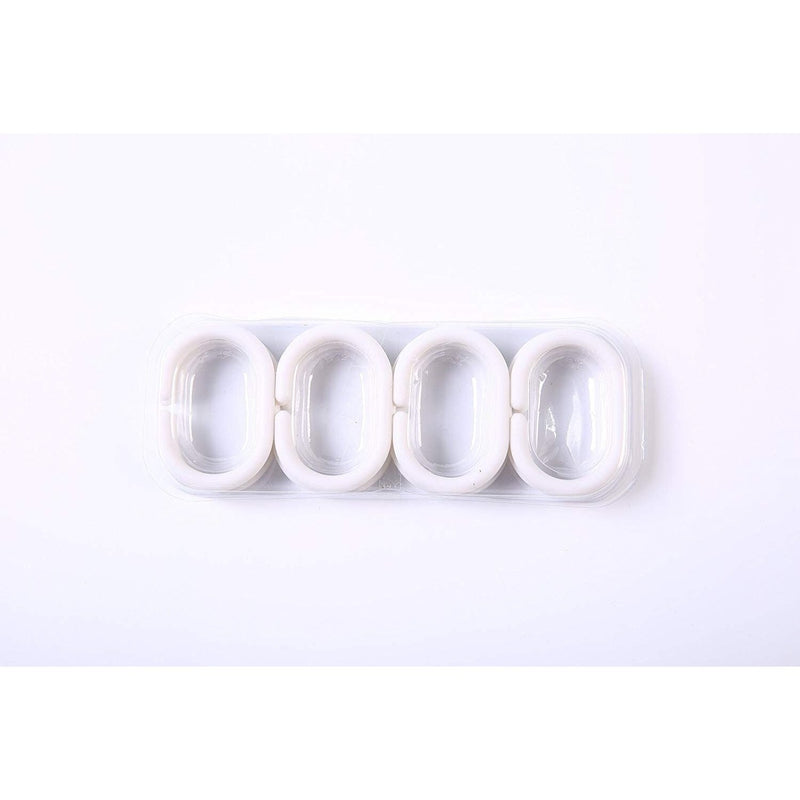 Close view of the weathered rust texture on hanging fabric