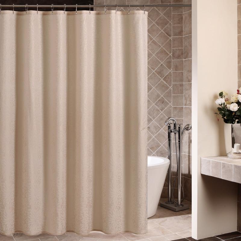 Plain cream beige panel with a tonal floral jacquard just visible in light