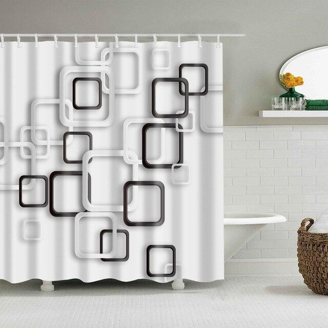 Rounded squares outlined in black and white repeating with a three dimensional depth effect