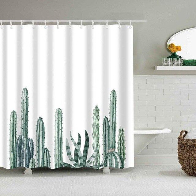Row of sage watercolor cacti lined along the lower edge of a white panel