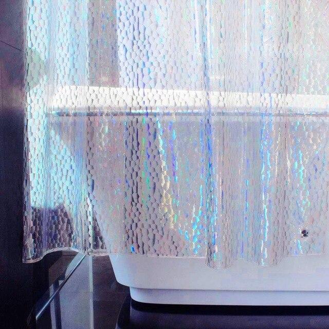 Close view of the iridescent cubes catching the light
