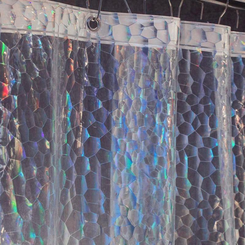 Daylight passing straight through the fully transparent plastic panel