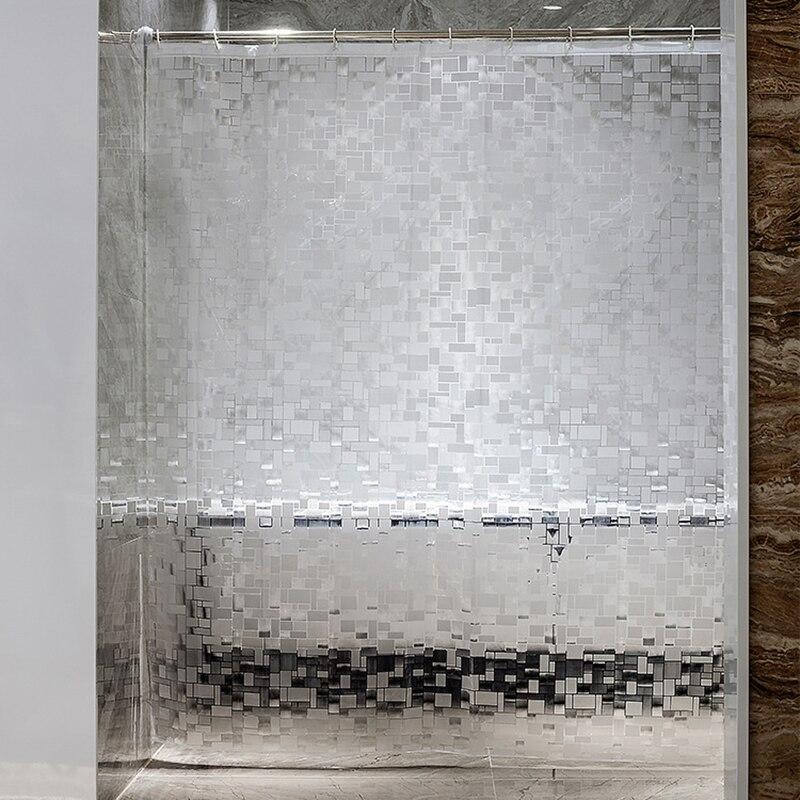 Transparent panel printed with a mosaic of small raised silver squares