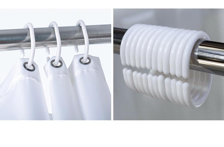 White vertical band running through the golden honeycomb print
