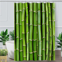 Bright bamboo canes packed in vertical rows with even beige nodes