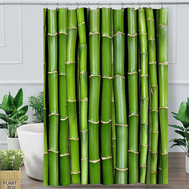 Bright bamboo canes packed in vertical rows with even beige nodes