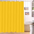 Warm golden yellow panel with a fine vertical weave and no printed motif