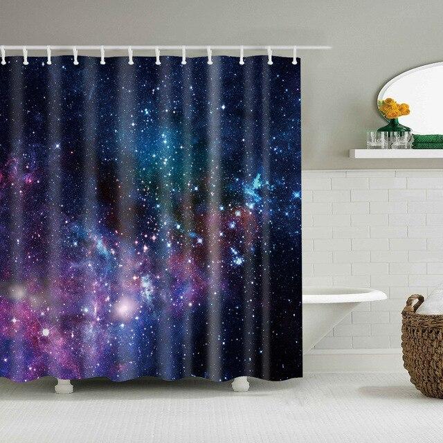 Dense star field with a violet and turquoise nebula low on midnight blue