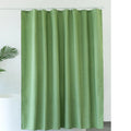 Flat matt khaki olive panel with no print and a visible woven texture