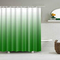 Unbroken vertical fade from white at the top to deep green at the hem