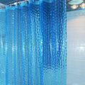 Translucent blue panel with small raised water cubes across the surface