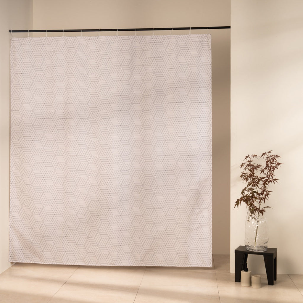 Plain cream panel with no print and a very fine woven grain