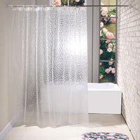 Colourless translucent film with a raised water bubble texture across the panel